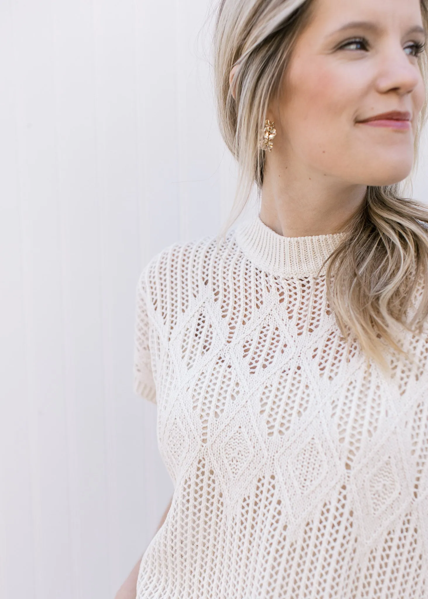Creamy Diamonds Sweater