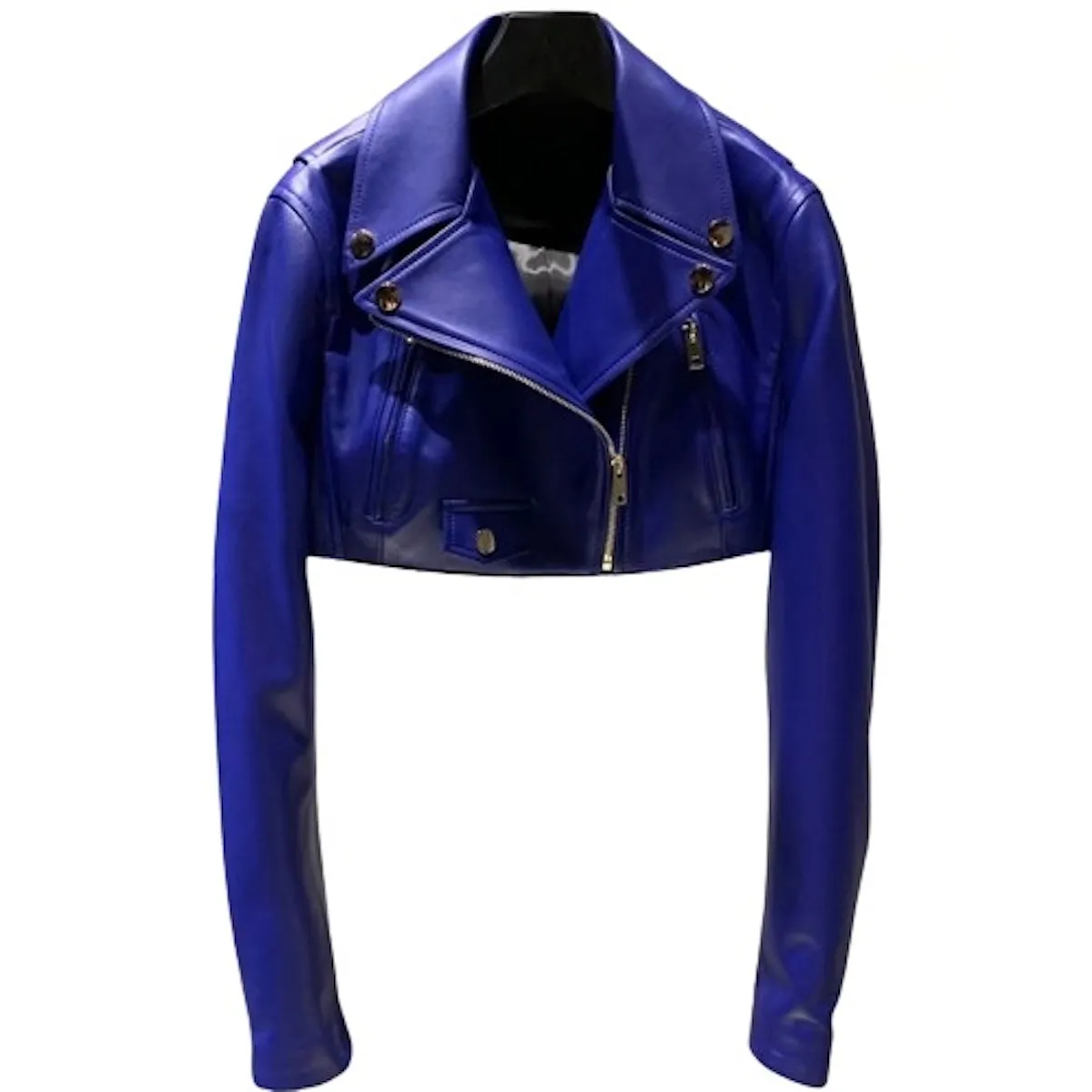 Crop Leather Moto