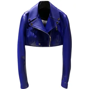 Crop Leather Moto