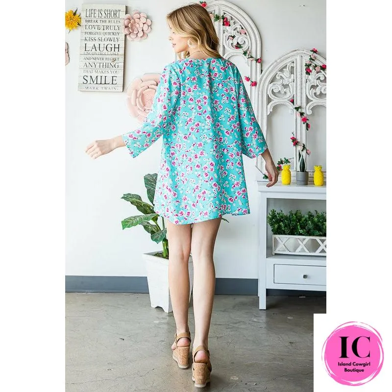 Curvy Girl Rhythm Of My Heart Kimono