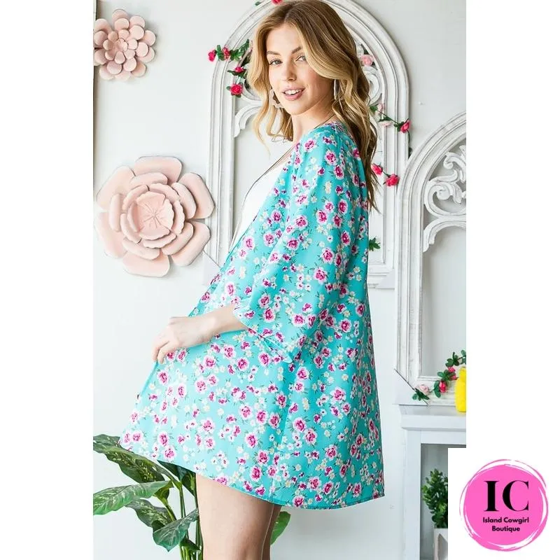 Curvy Girl Rhythm Of My Heart Kimono