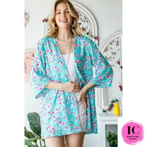 Curvy Girl Rhythm Of My Heart Kimono