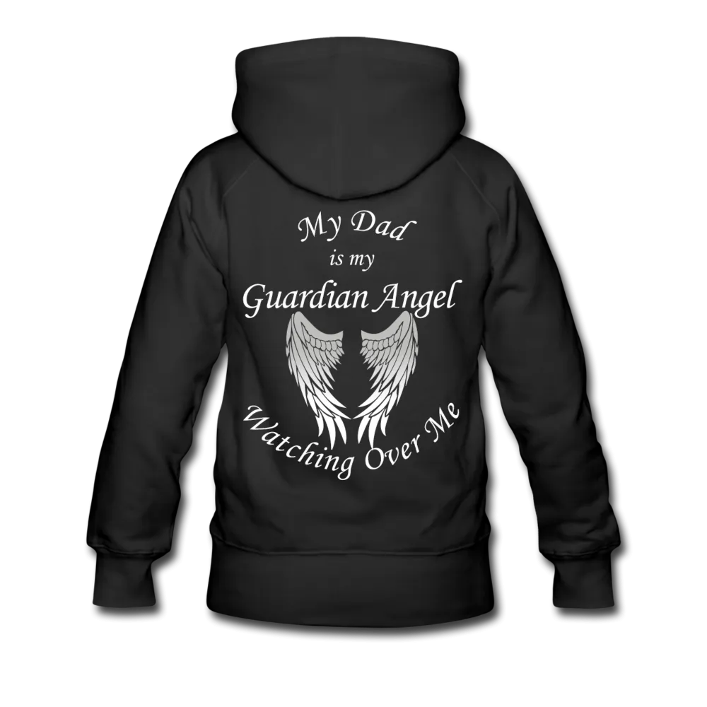 Dad Guardian Angel Women’s Premium Hoodie (CK1401-W)