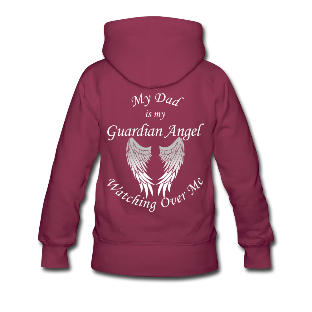 Dad Guardian Angel Women’s Premium Hoodie (CK1401-W)