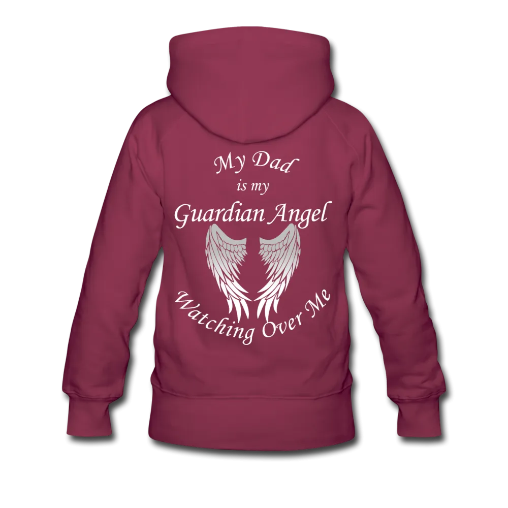 Dad Guardian Angel Women’s Premium Hoodie (CK1401-W)