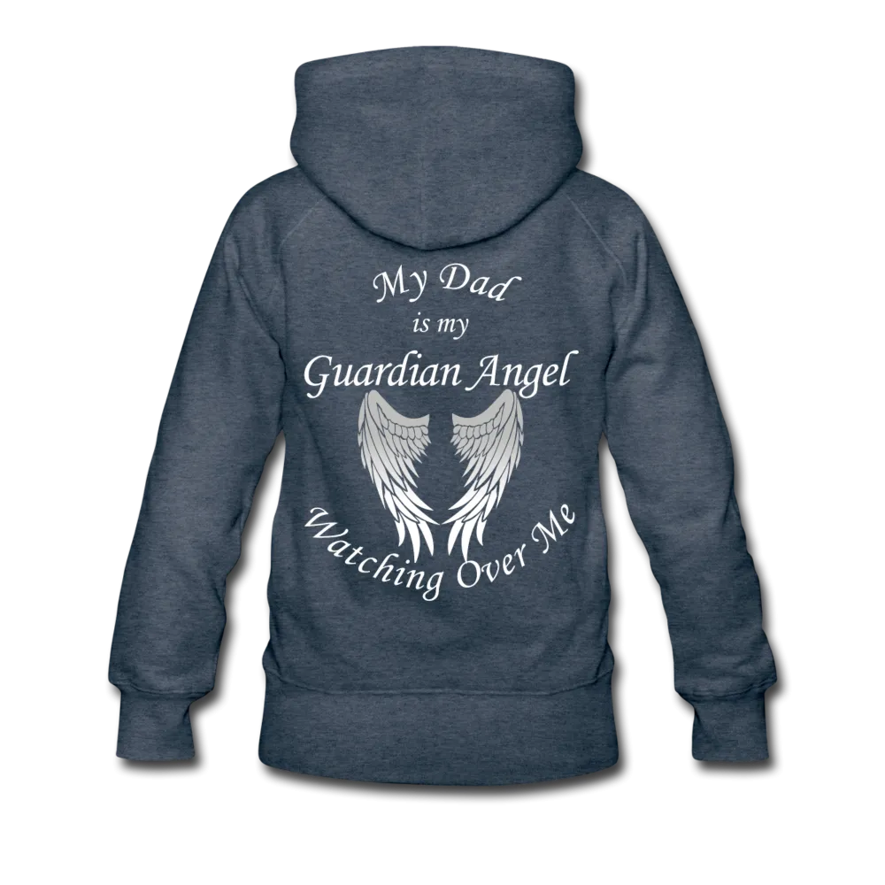 Dad Guardian Angel Women’s Premium Hoodie (CK1401-W)