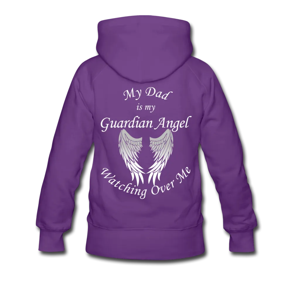 Dad Guardian Angel Women’s Premium Hoodie (CK1401-W)