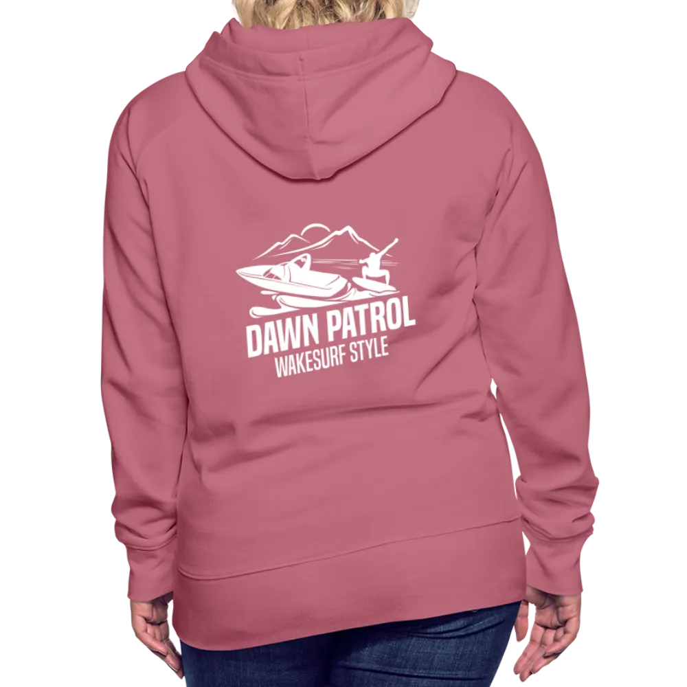 Dawn Patrol Wakesurf Style Women’s Premium Hoodie