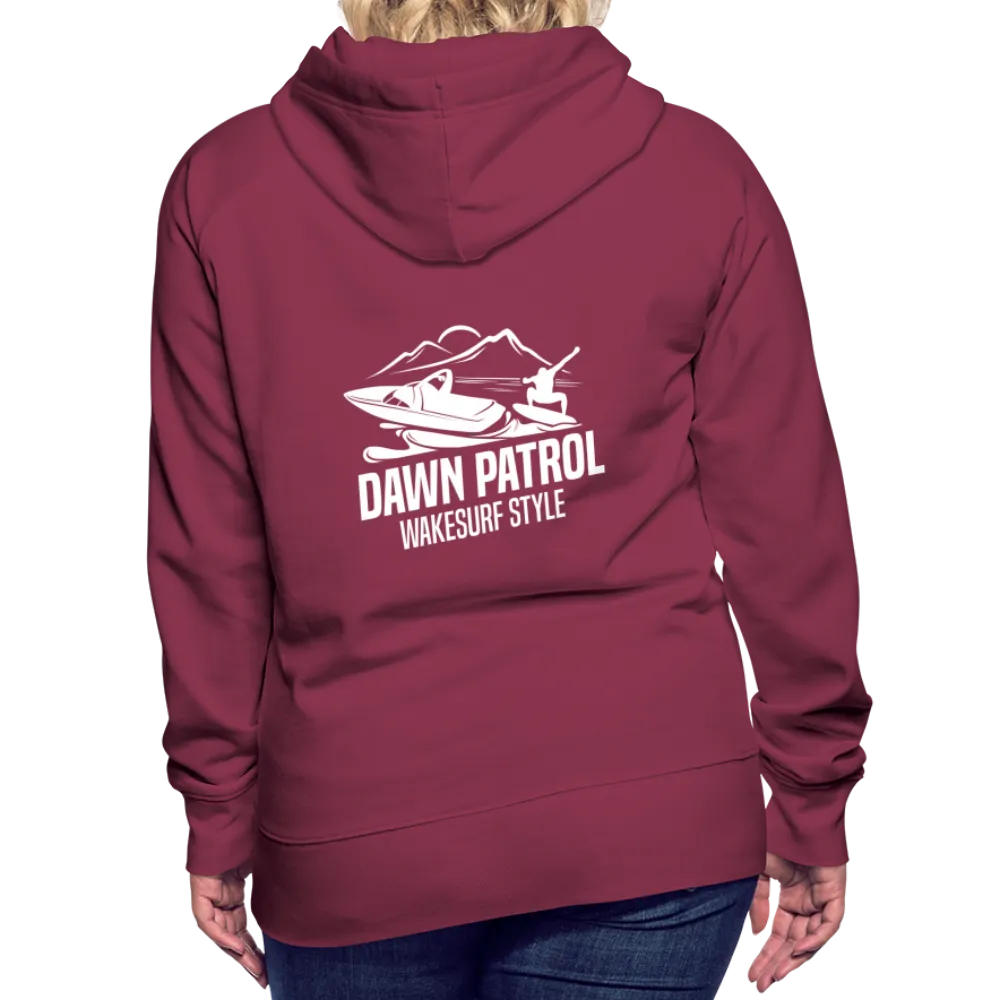 Dawn Patrol Wakesurf Style Women’s Premium Hoodie