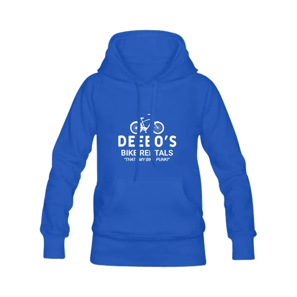 Deebo's Bike Rental Shop Women's Classic Hoodies Multi-color