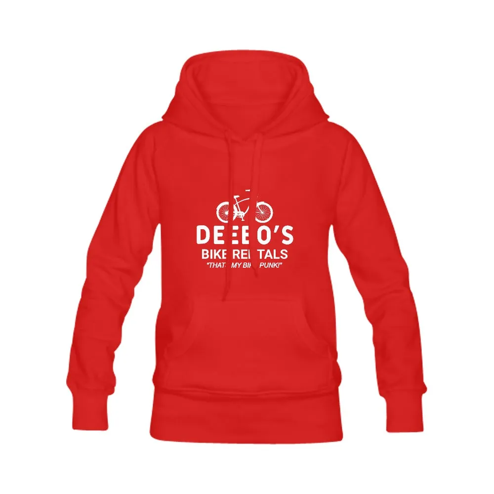 Deebo's Bike Rental Shop Women's Classic Hoodies Multi-color