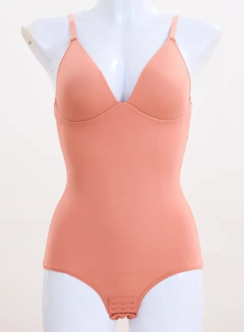 Deep V Neck Thong Bodysuit