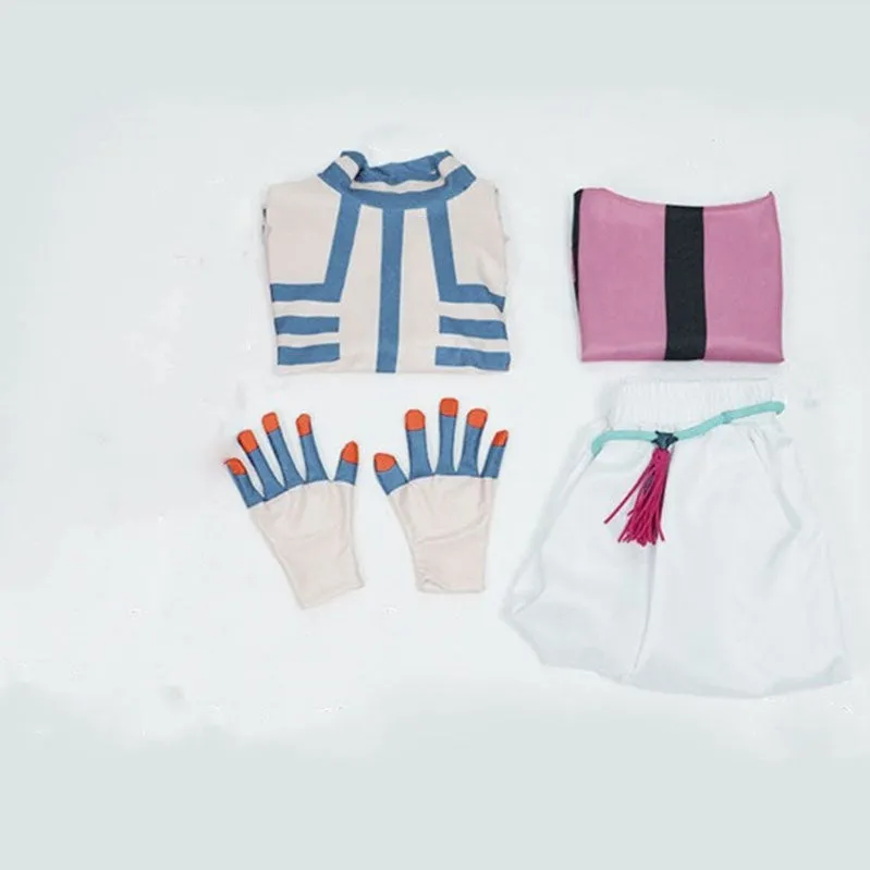 Demon Slayer Kimetsu no Yaiba Akaza Komaji Upper Rank Three Cosplay Costumes
