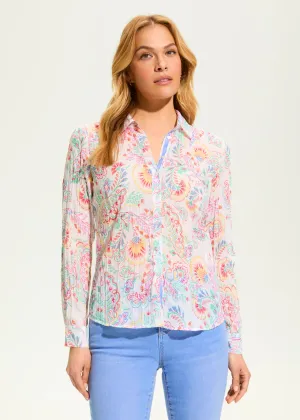 Desert Bloom Crinkle Shirt
