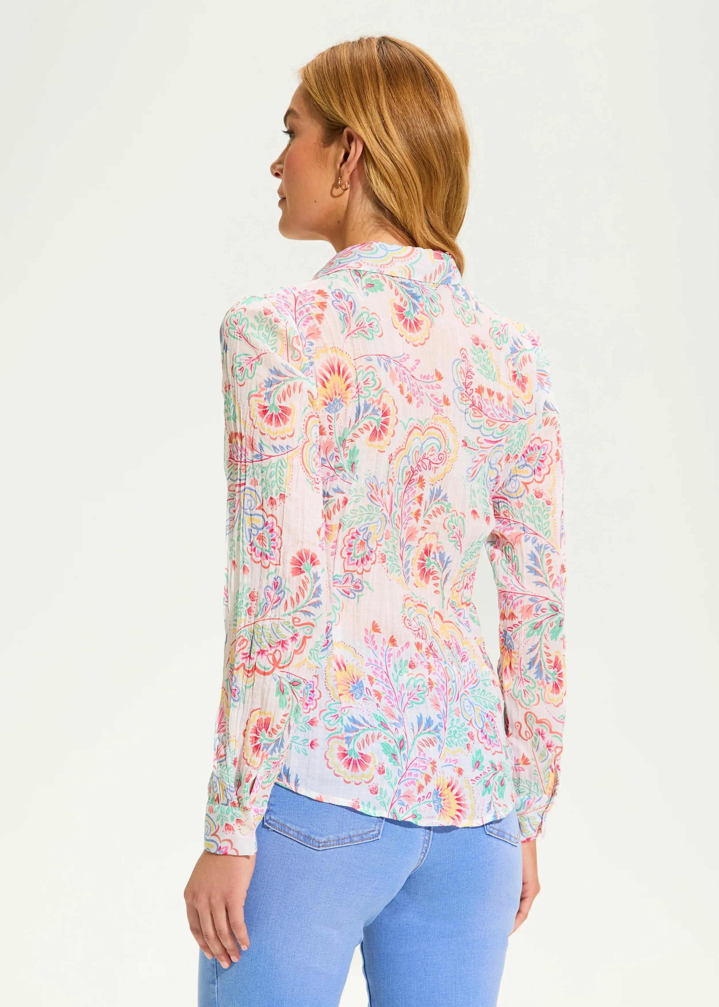 Desert Bloom Crinkle Shirt