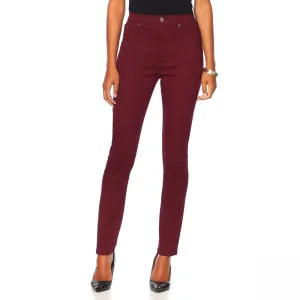 DG2 by Diane Gilman Women's Virtual Stretch Seamless Skinny Jeans