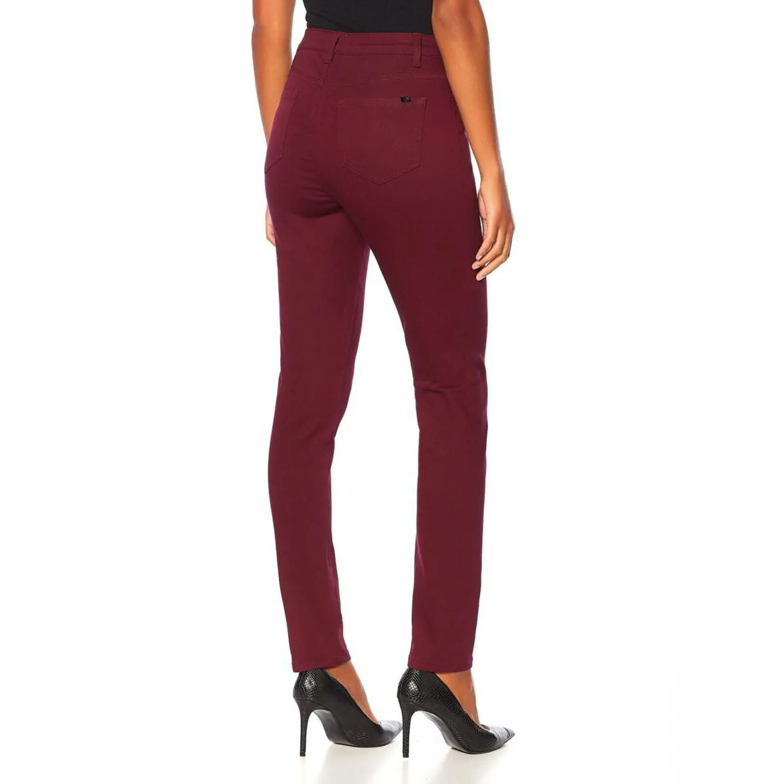 DG2 by Diane Gilman Women's Virtual Stretch Seamless Skinny Jeans