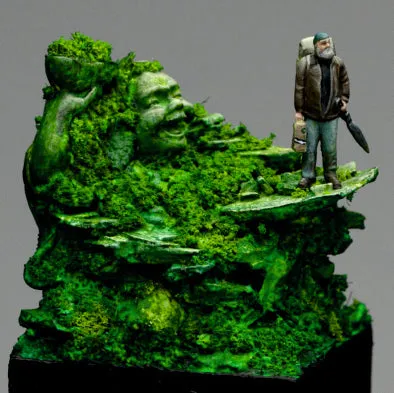 Dirty Down - Water Soluble Paint - Moss Effect - 250ml Pot