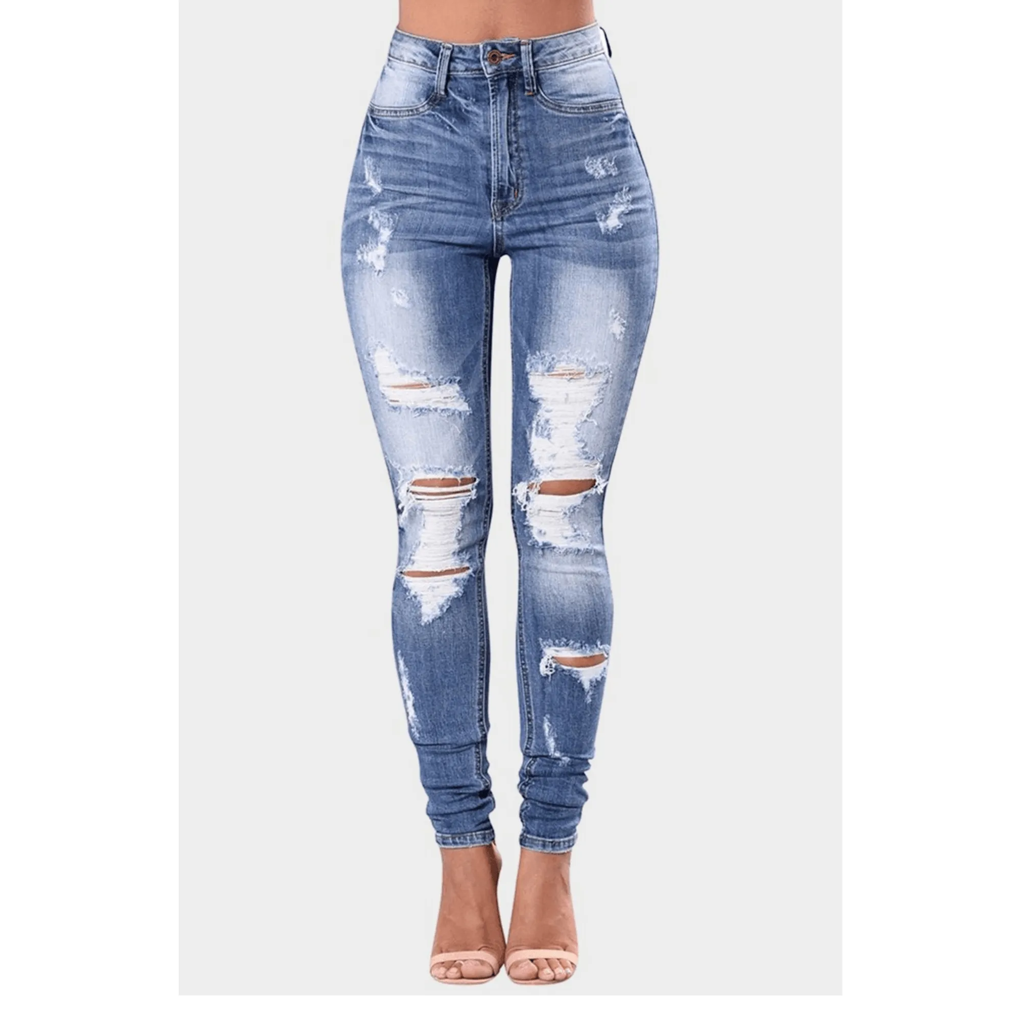 Distressed Skinny Jeans