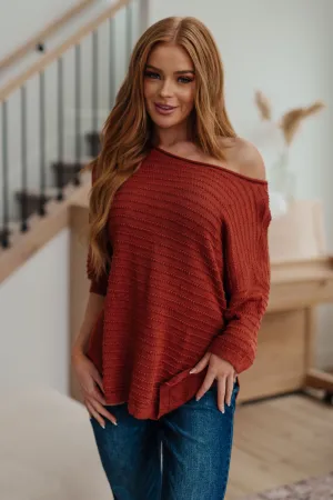 DOORBUSTER High Tide Oversize Top in Rust