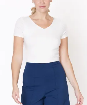 Double-Layered Bamboo Crop Top
