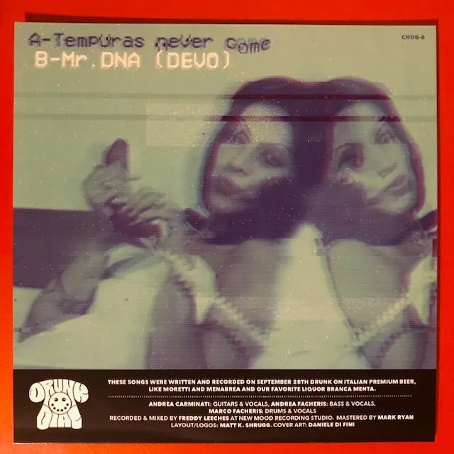 Drunk Dial #6 - Hakan (black vinyl) MARKED DOWN - New 7"