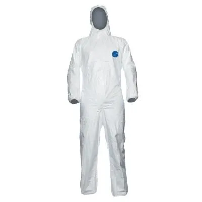 DuPont™ Tyvek Xpert Type 5/6 Coverall with Hood, White, Large, TY198SWHLG0025LA