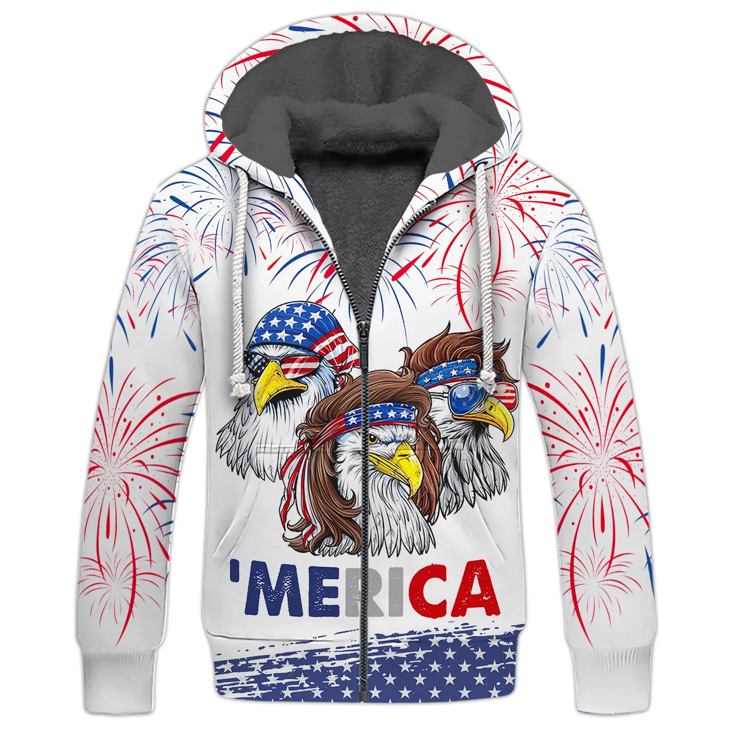 Eagle American Hawaiian Shirt - Independence Day Is Coming - 3D Full Print