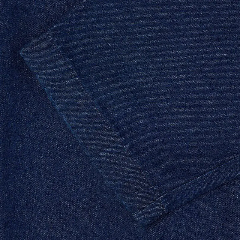 EDWIN W Nora Pant in Coral Blue Denim