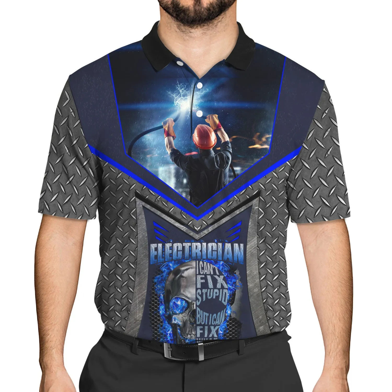 Electrician I Can't Fix Stupid But I Can Fix Whay Stupid Does 3D Tshirt, Hoodie,...