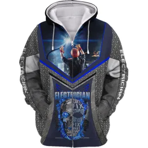 Electrician I Can't Fix Stupid But I Can Fix Whay Stupid Does 3D Tshirt, Hoodie,...