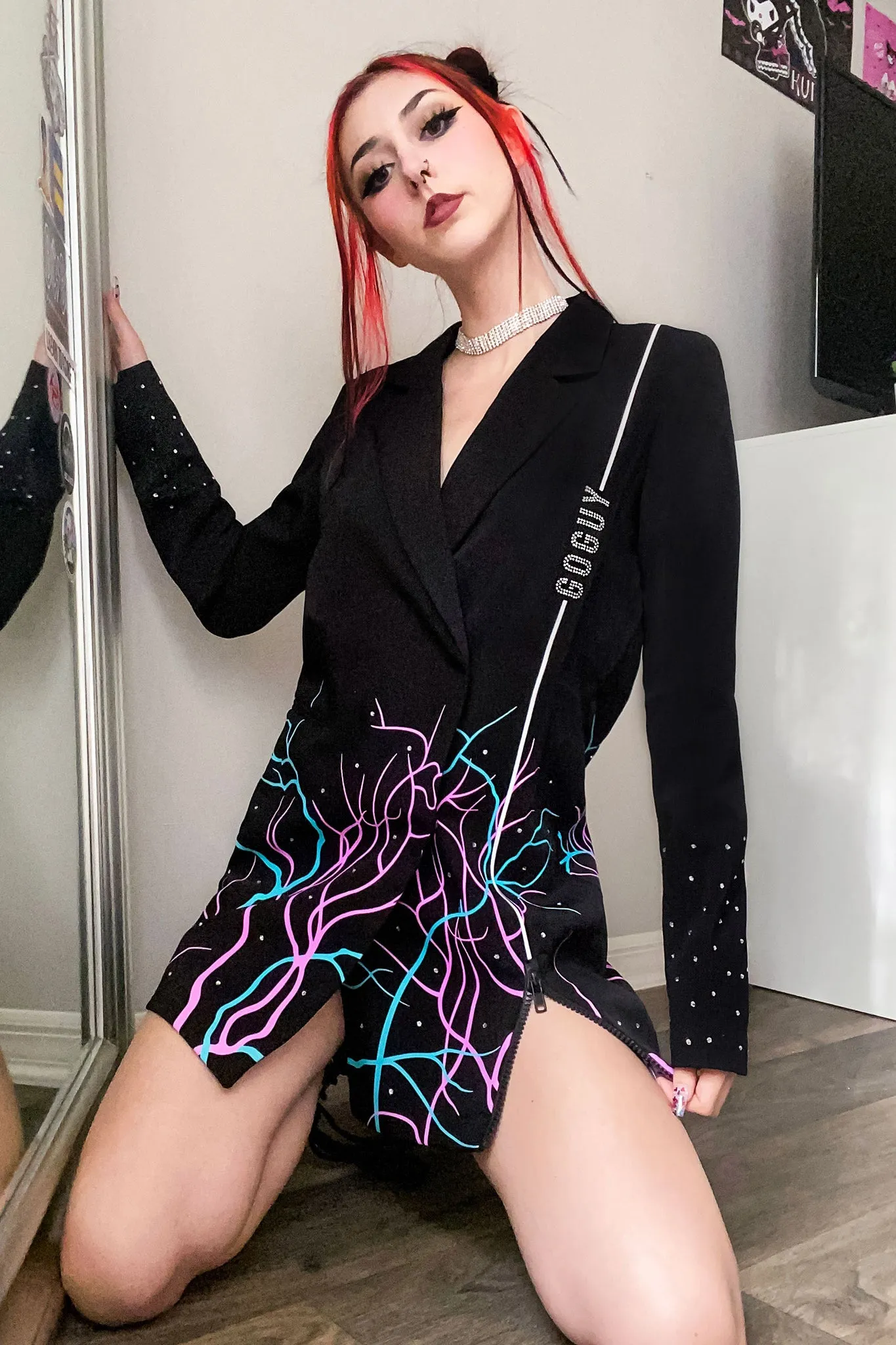 Electrify Me Oversized Blazer