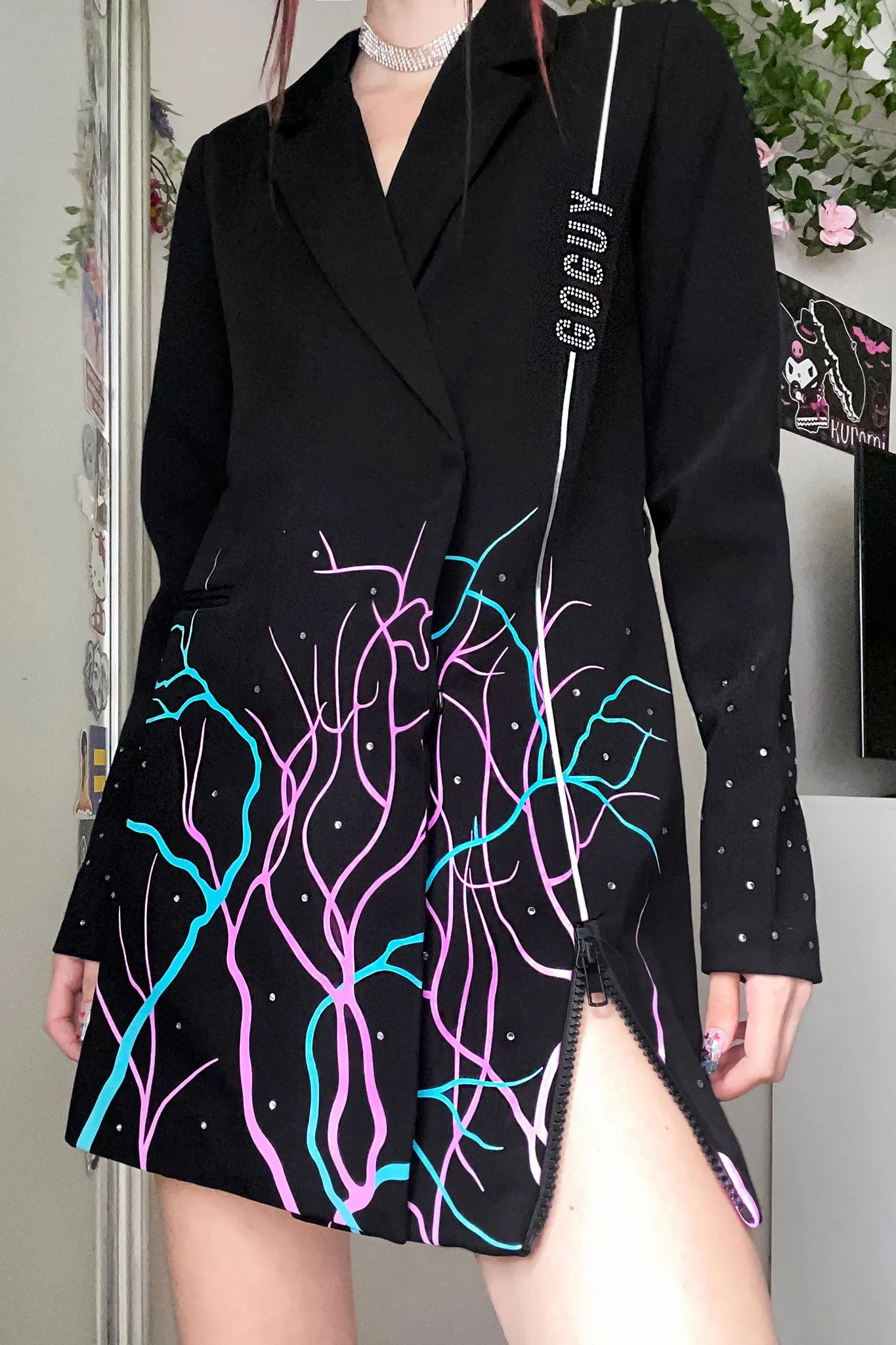 Electrify Me Oversized Blazer