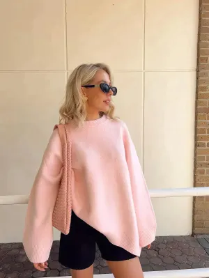 Elena – Luxe Women’s Crewneck Sweater