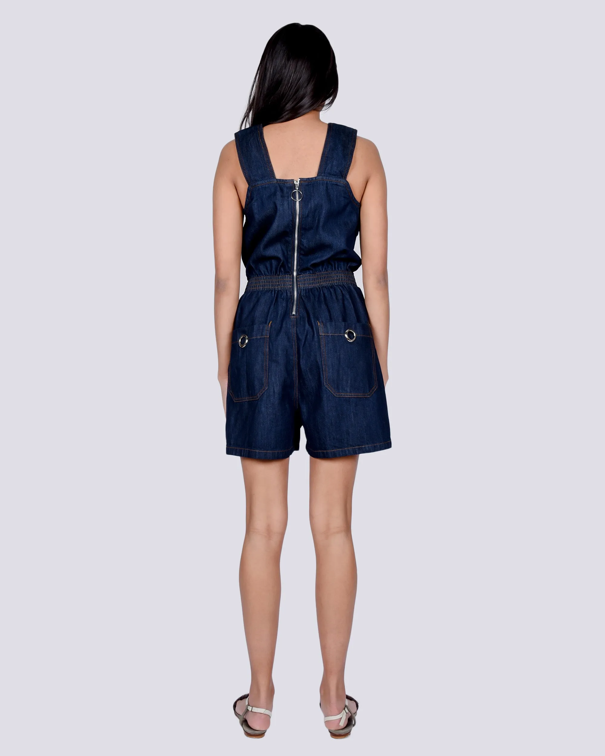 Emerson playsuit in indigo