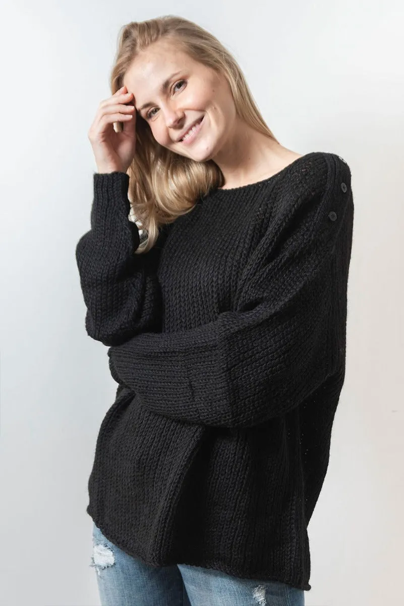 Estela Alpaca Fitted Sweater