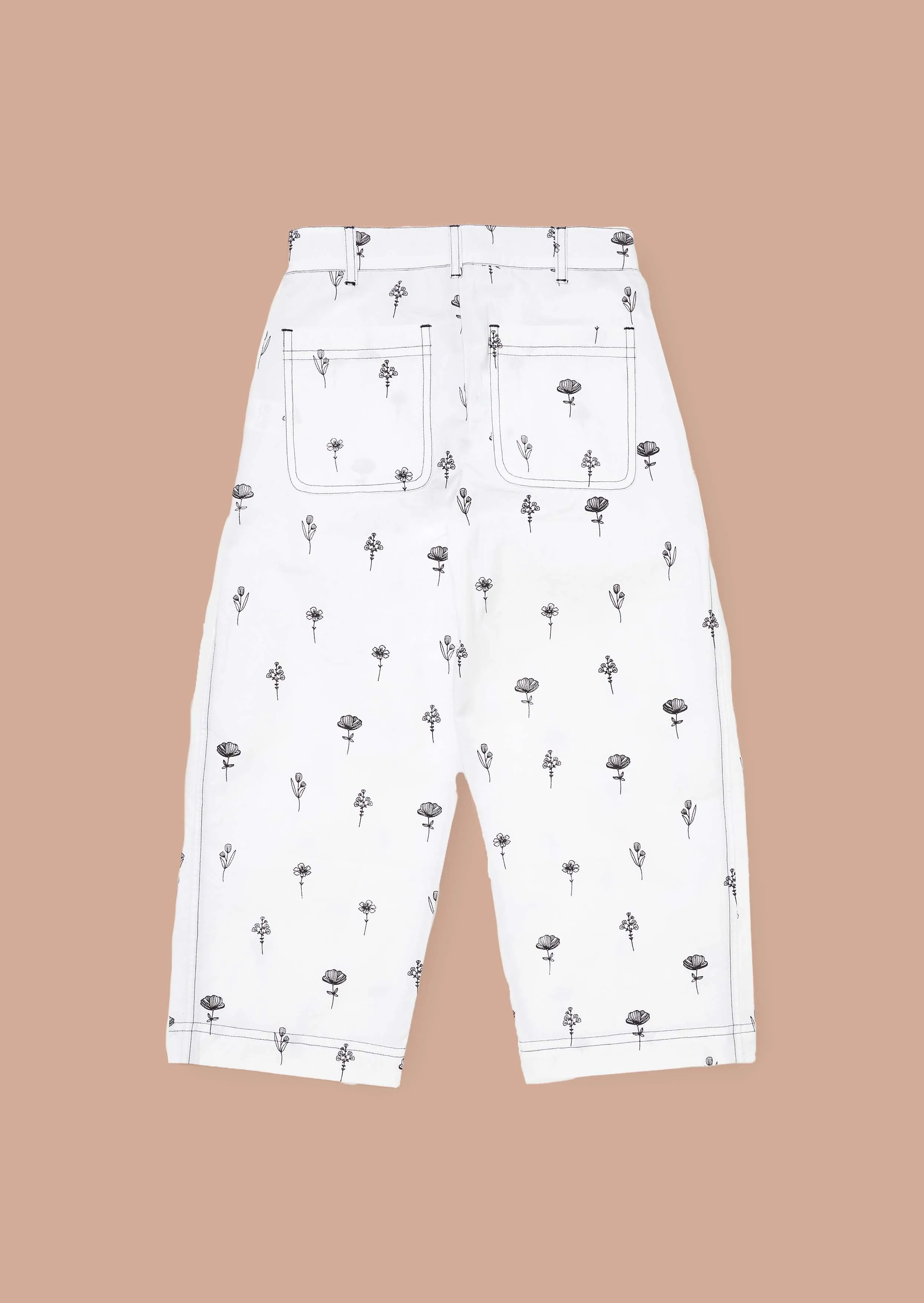 Estelle Ivory Poplin Trousers