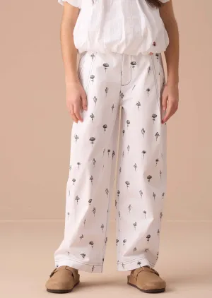 Estelle Ivory Poplin Trousers