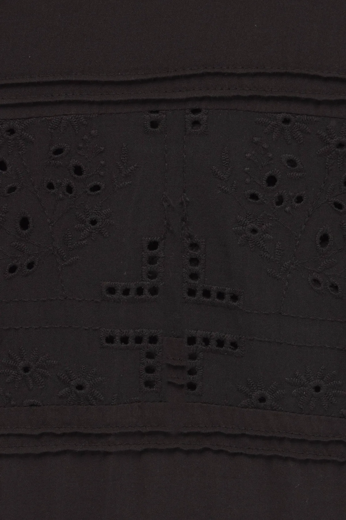 Esther Tank - Black Hankerchief Eyelet