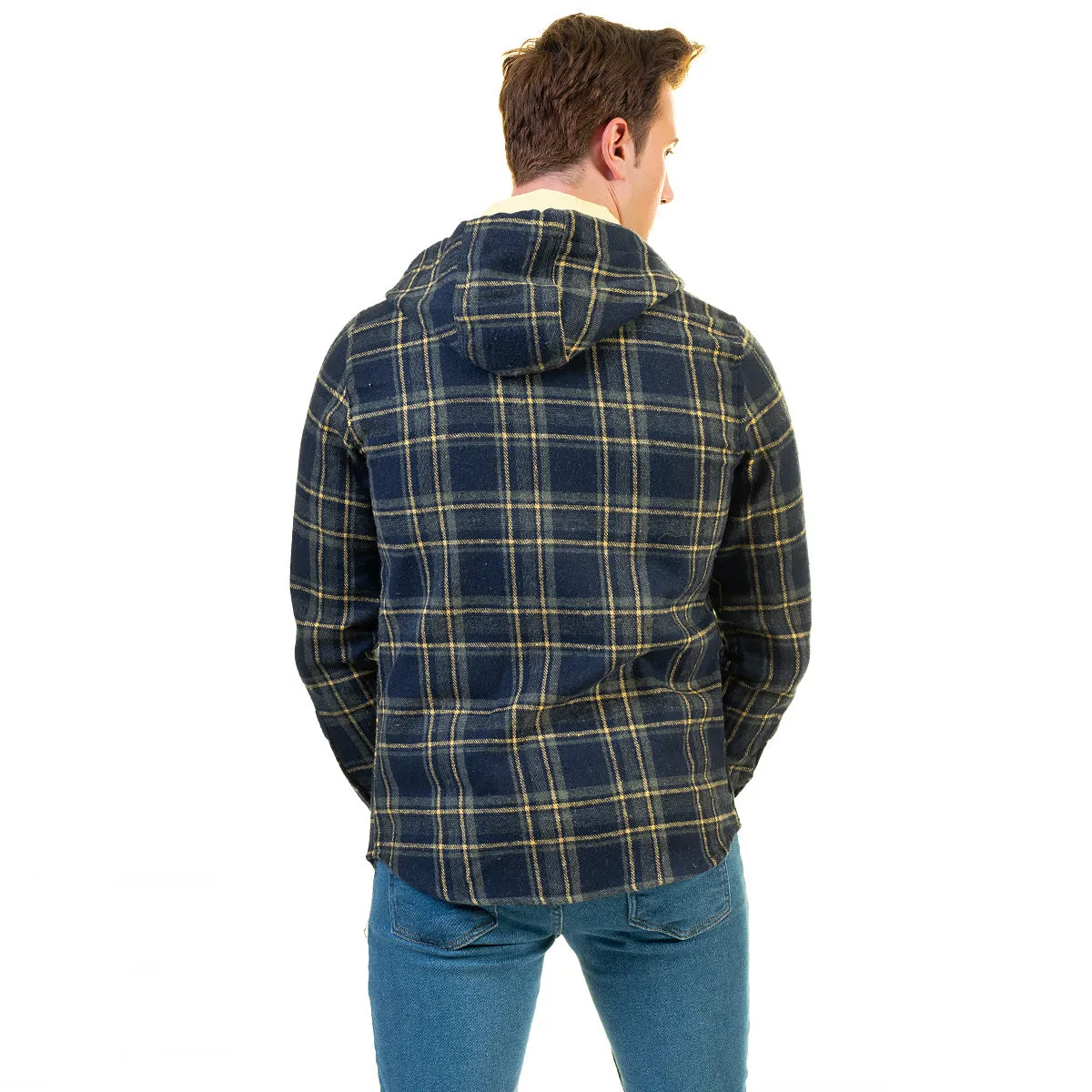European Wool Luxury Zippered With Hoodie Sweater Jacket Warm Winter
