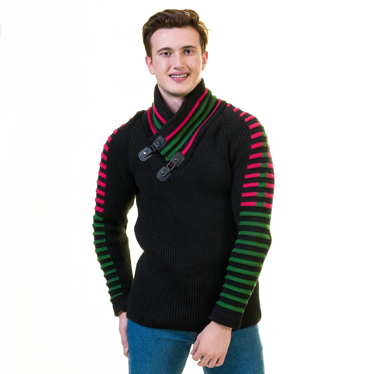 European Wool Luxury Zippered With Sweater Jacket Warm Winter Tailor
