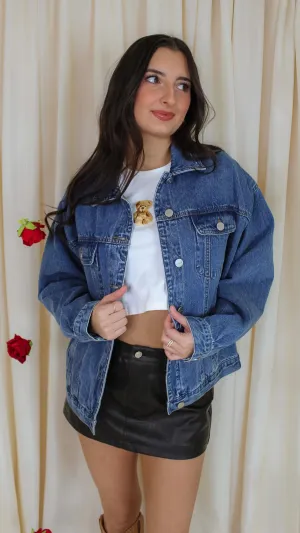Eva Dark Denim Jacket