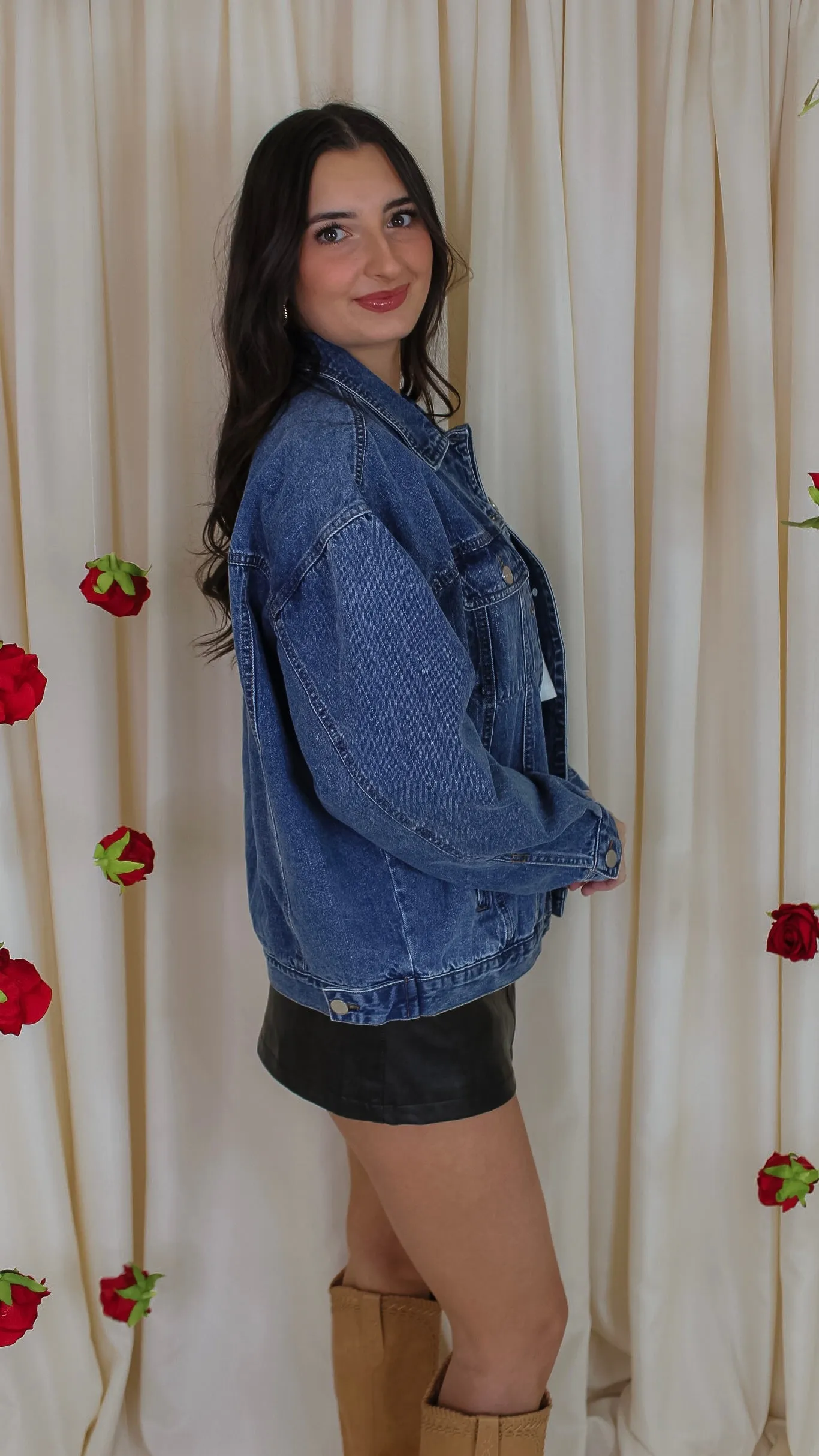 Eva Dark Denim Jacket
