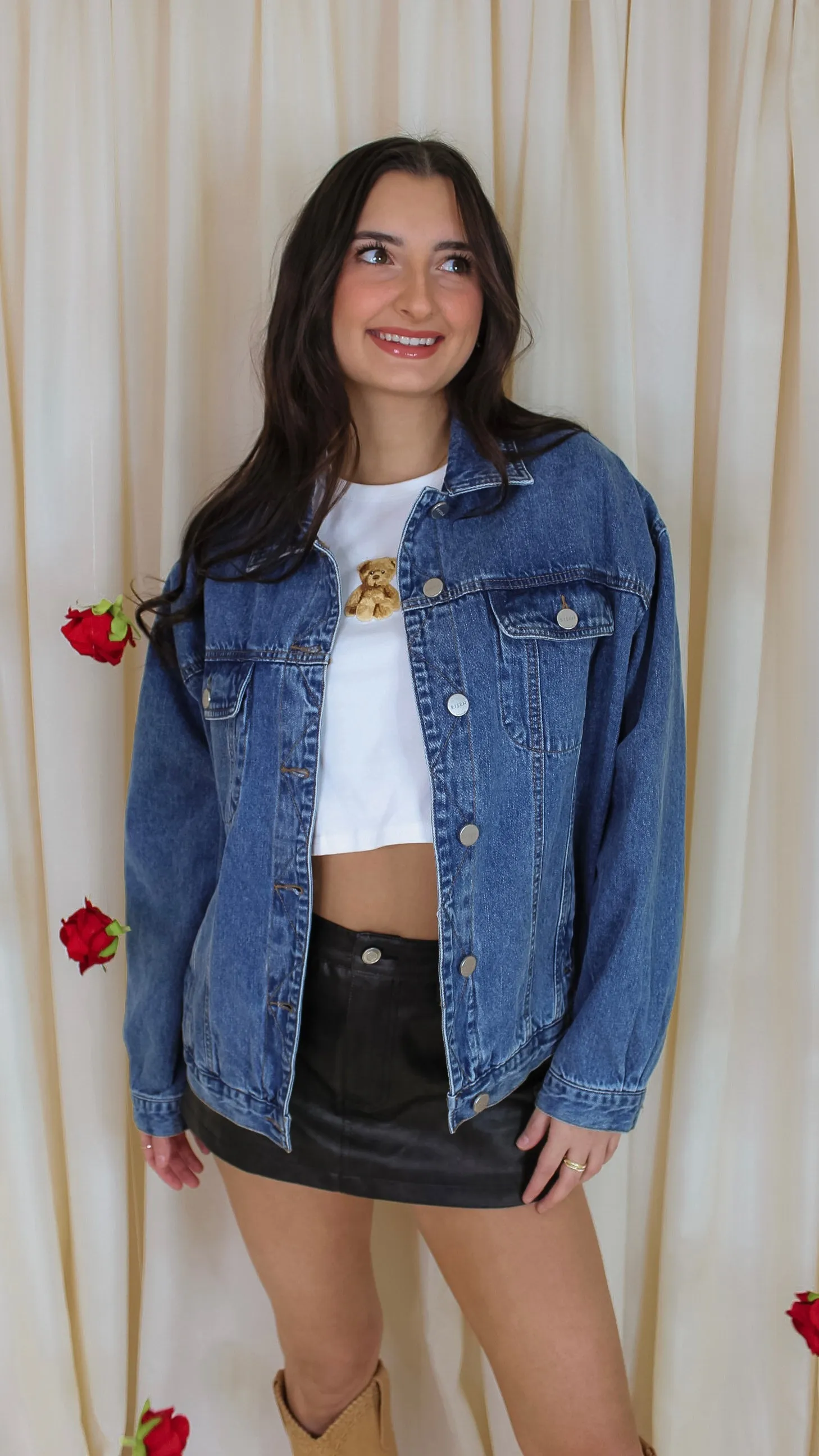 Eva Dark Denim Jacket