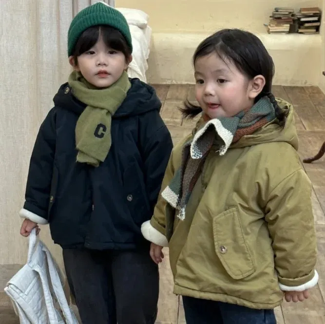 Everyday Hooded Padded Coat (Black)