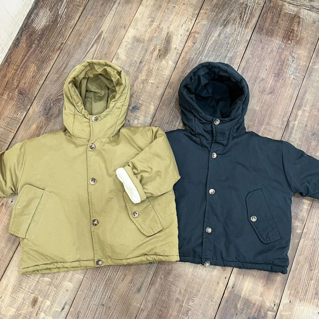 Everyday Hooded Padded Coat (Black)