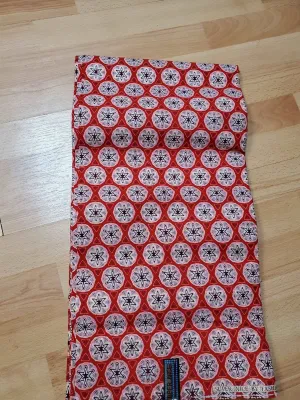 Eye-Catching  Fabrics - Red & White Color