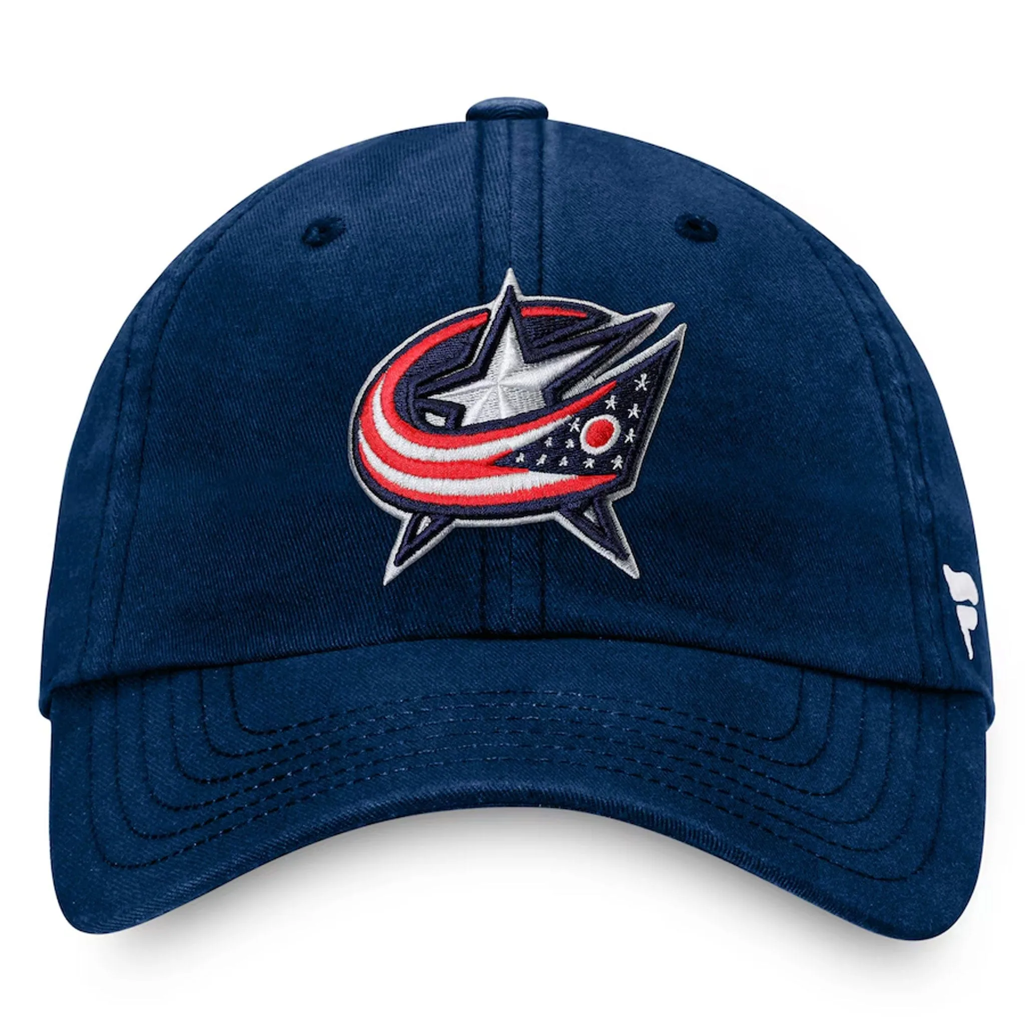 Fanatics Core Unstructured Primary Logo Adjustable Hat - Columbus Blue Jackets