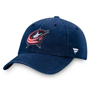 Fanatics Core Unstructured Primary Logo Adjustable Hat - Columbus Blue Jackets