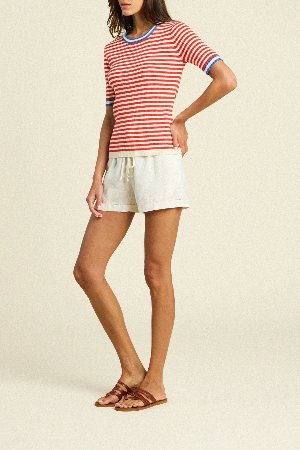 Farrah Sweater - Red Stripe